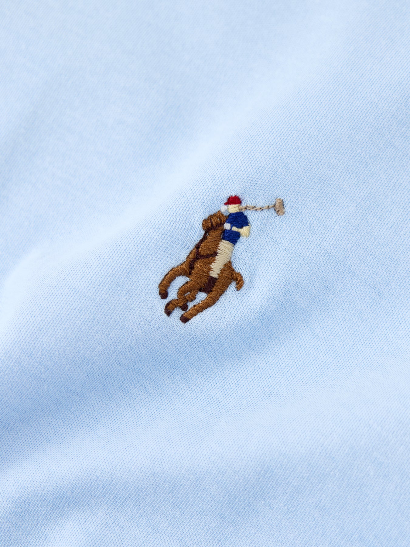 Ralph Lauren Pima Cotton Short Sleeve T-Shirt Blue