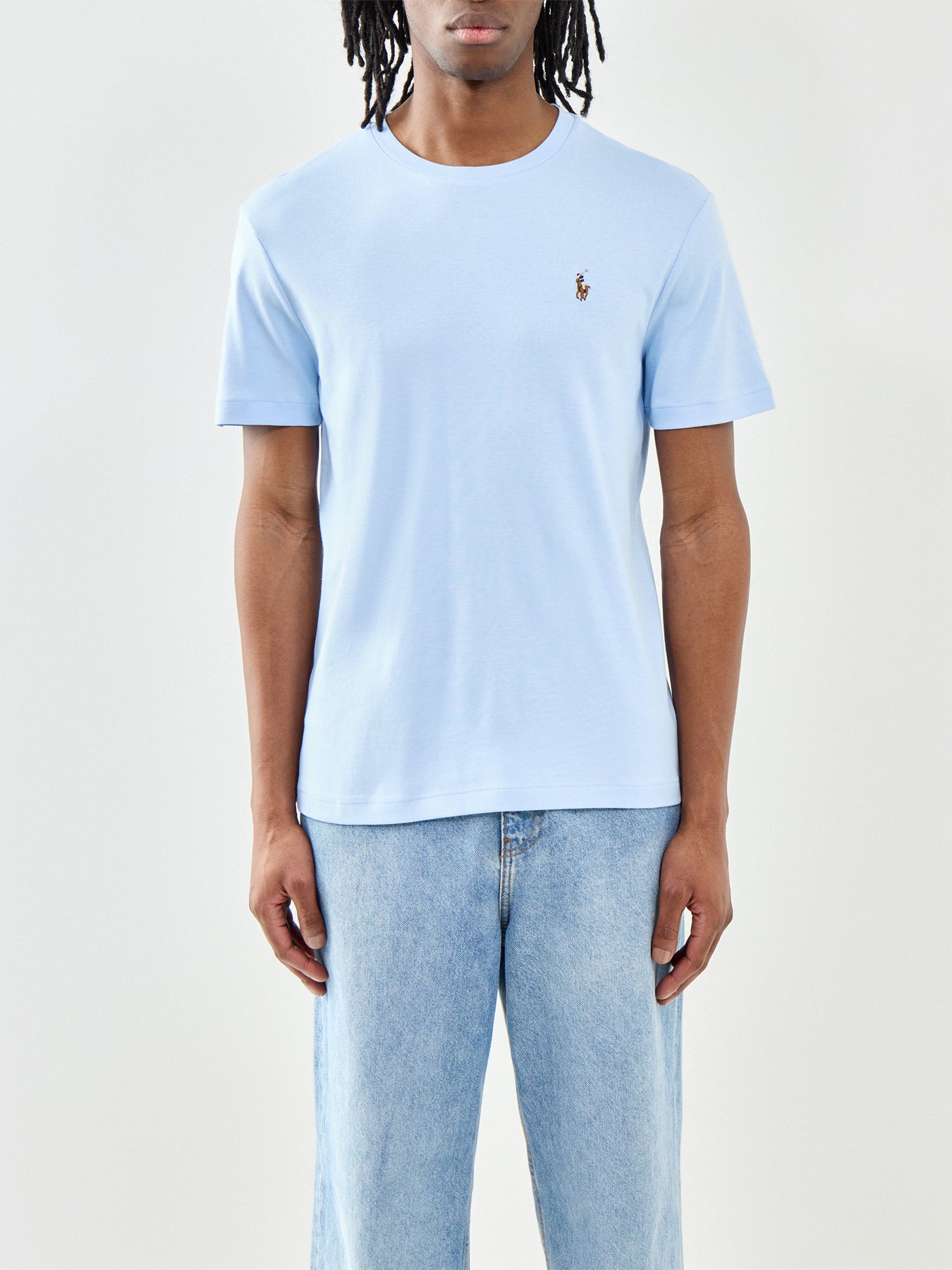 Ralph Lauren Pima Cotton Short Sleeve T-Shirt Blue