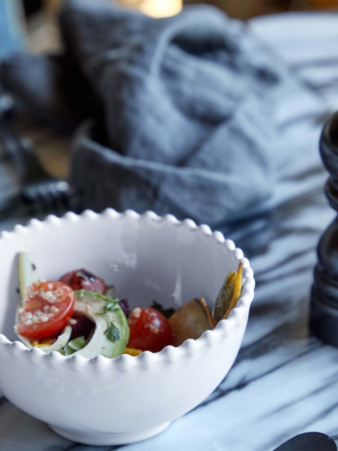 Pearl Soup Cereal Fruit Bowl