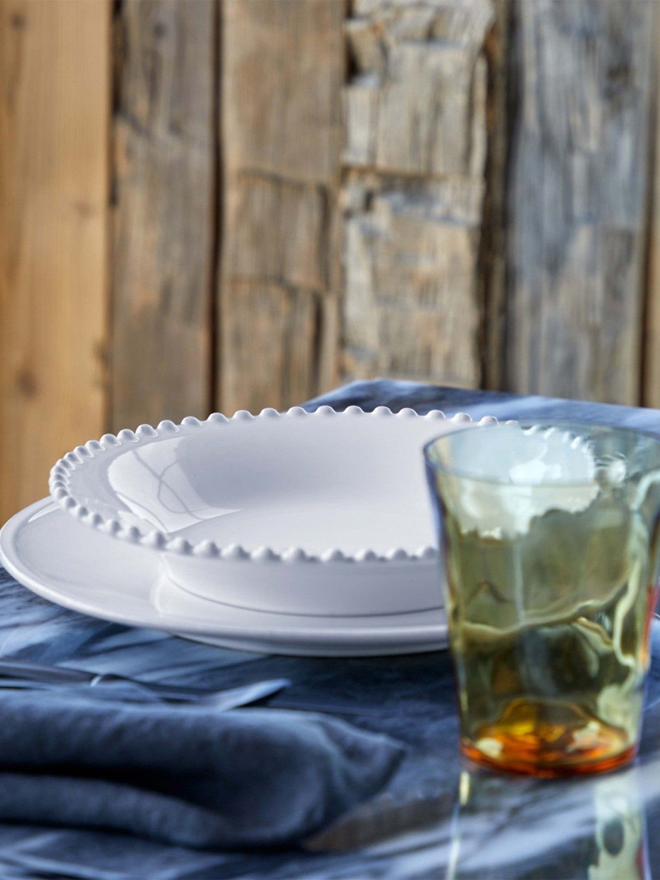 Pearl Soup Pasta Plate