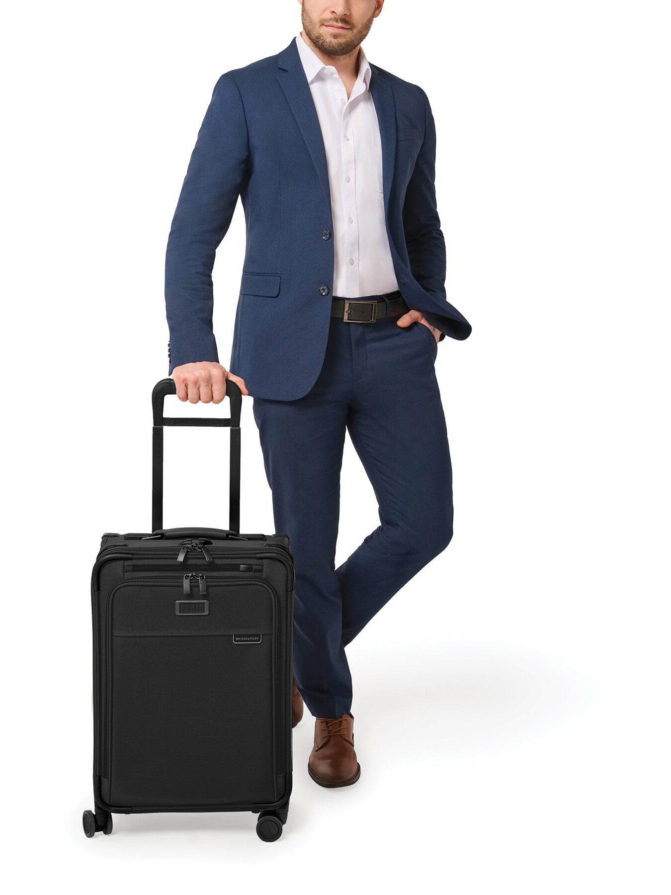 Briggs and Riley Essential Carry-On Spinner 55cm Suitcase Black