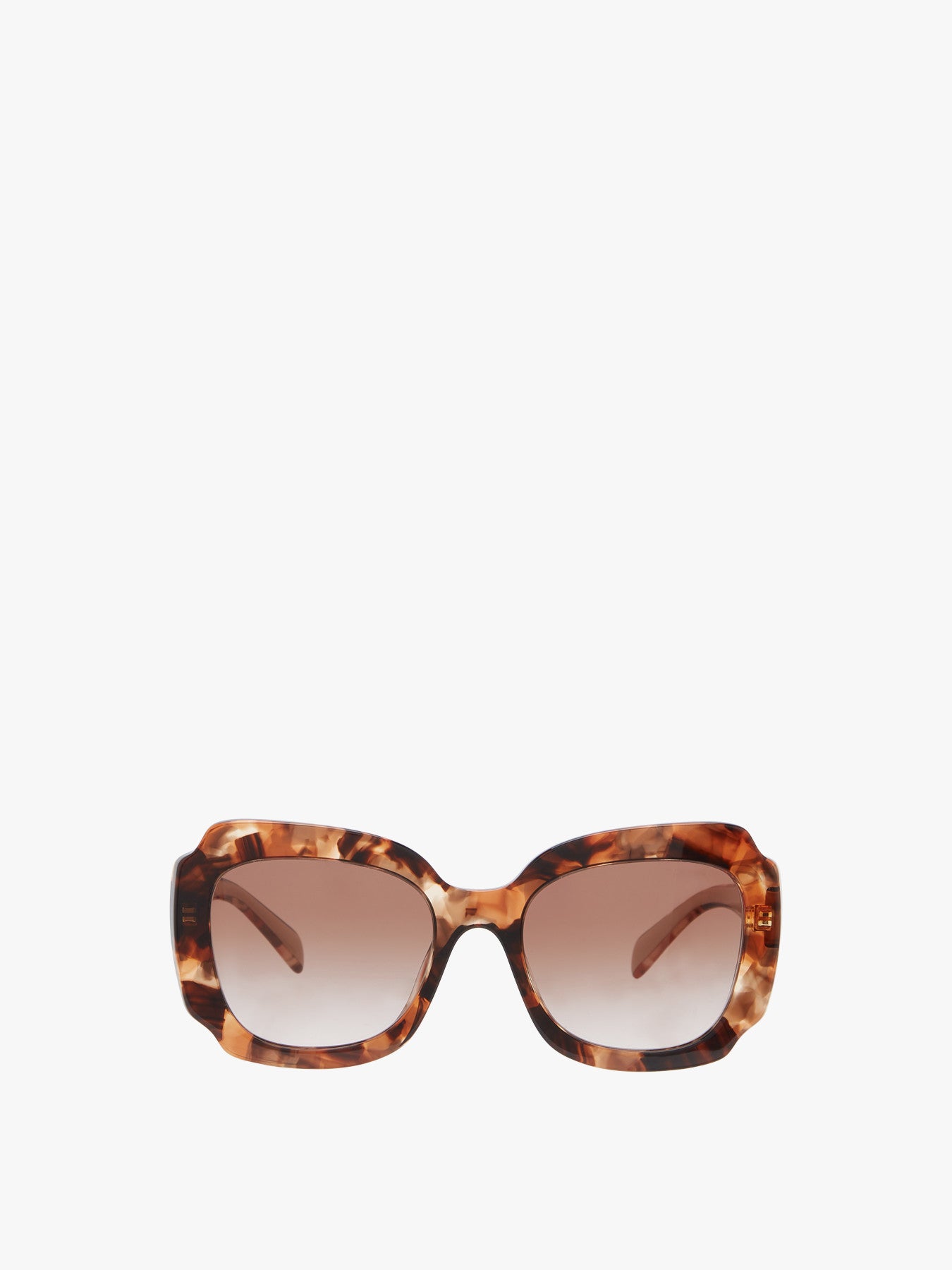 PR 16YS Oversized Contrast Arm Acetate Sunglasses