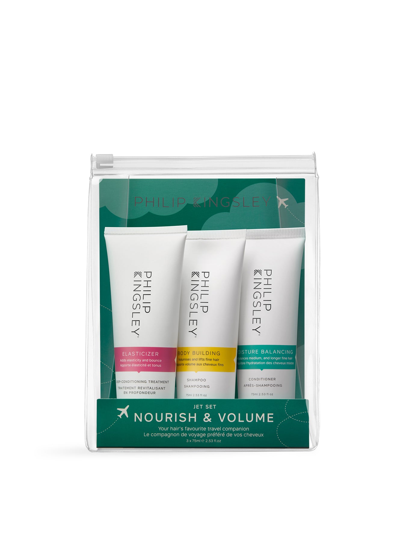 Nourish Volume Jet Set 75ml x 3