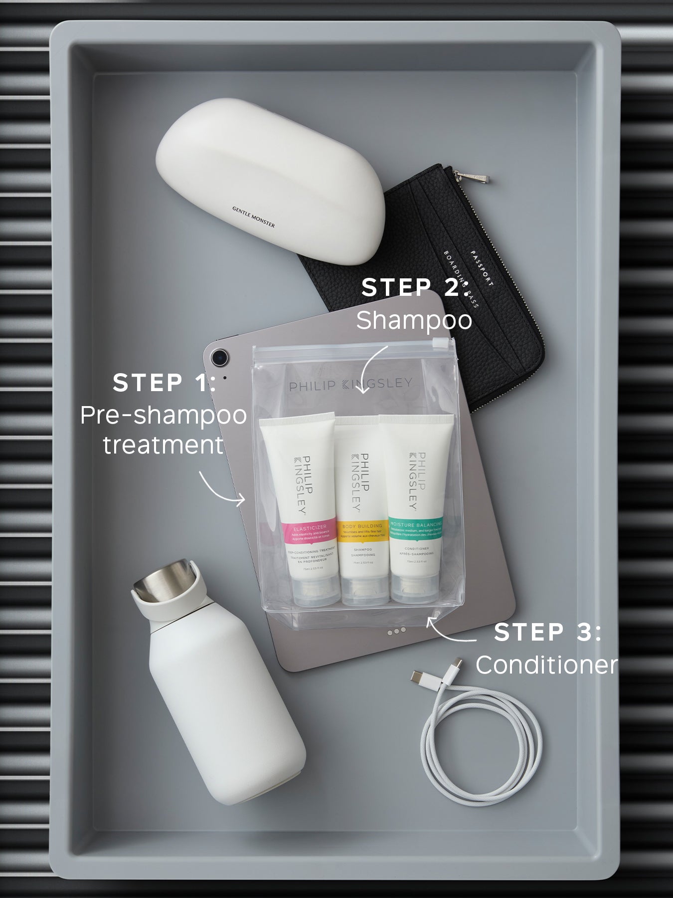 Nourish Volume Jet Set 75ml x 3