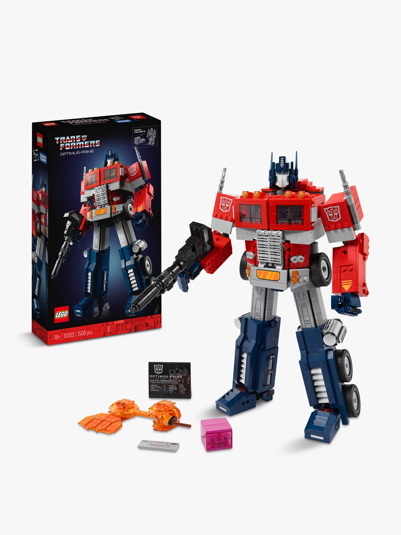 Icons Optimus Prime Transformers Set 10302