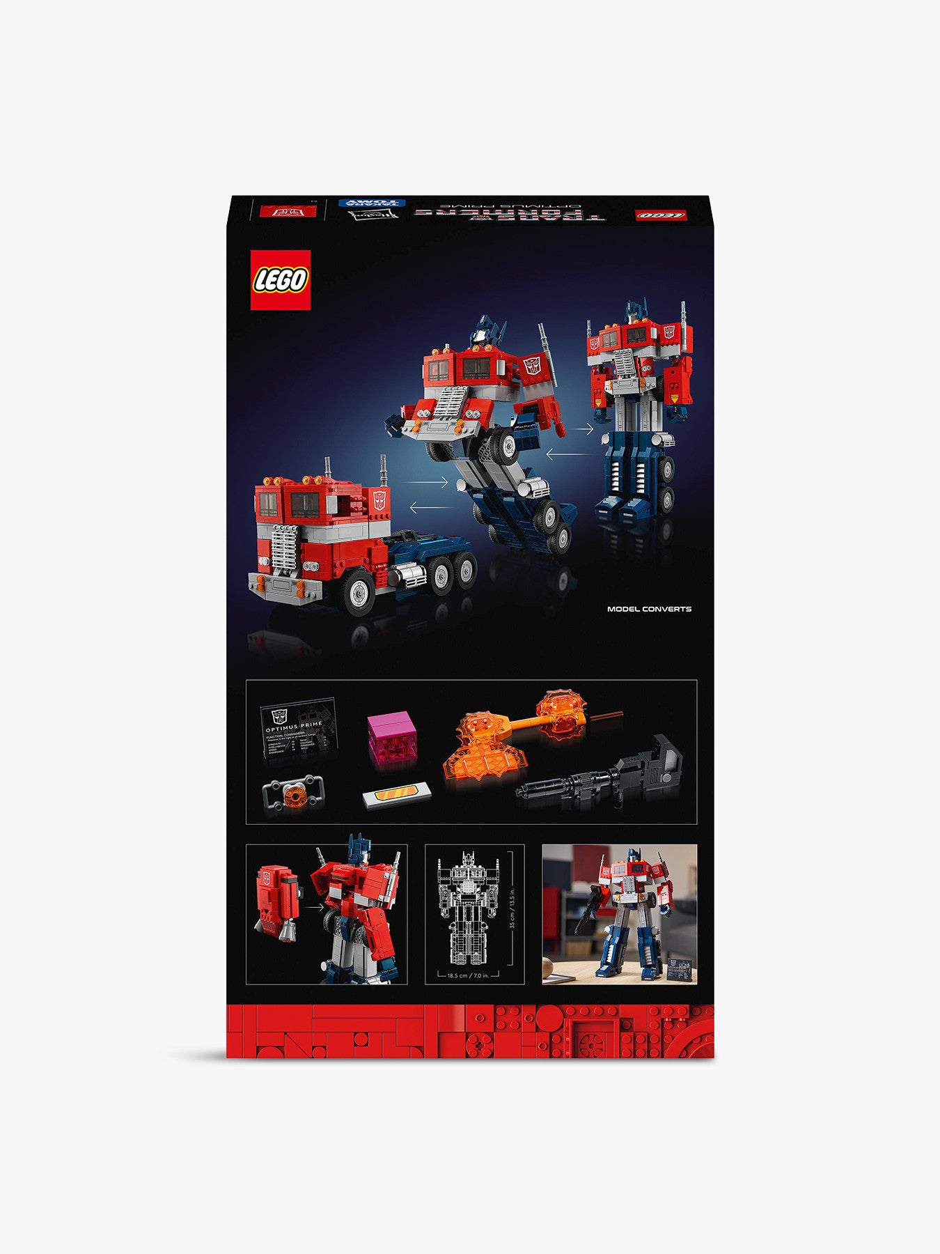 Icons Optimus Prime Transformers Set 10302