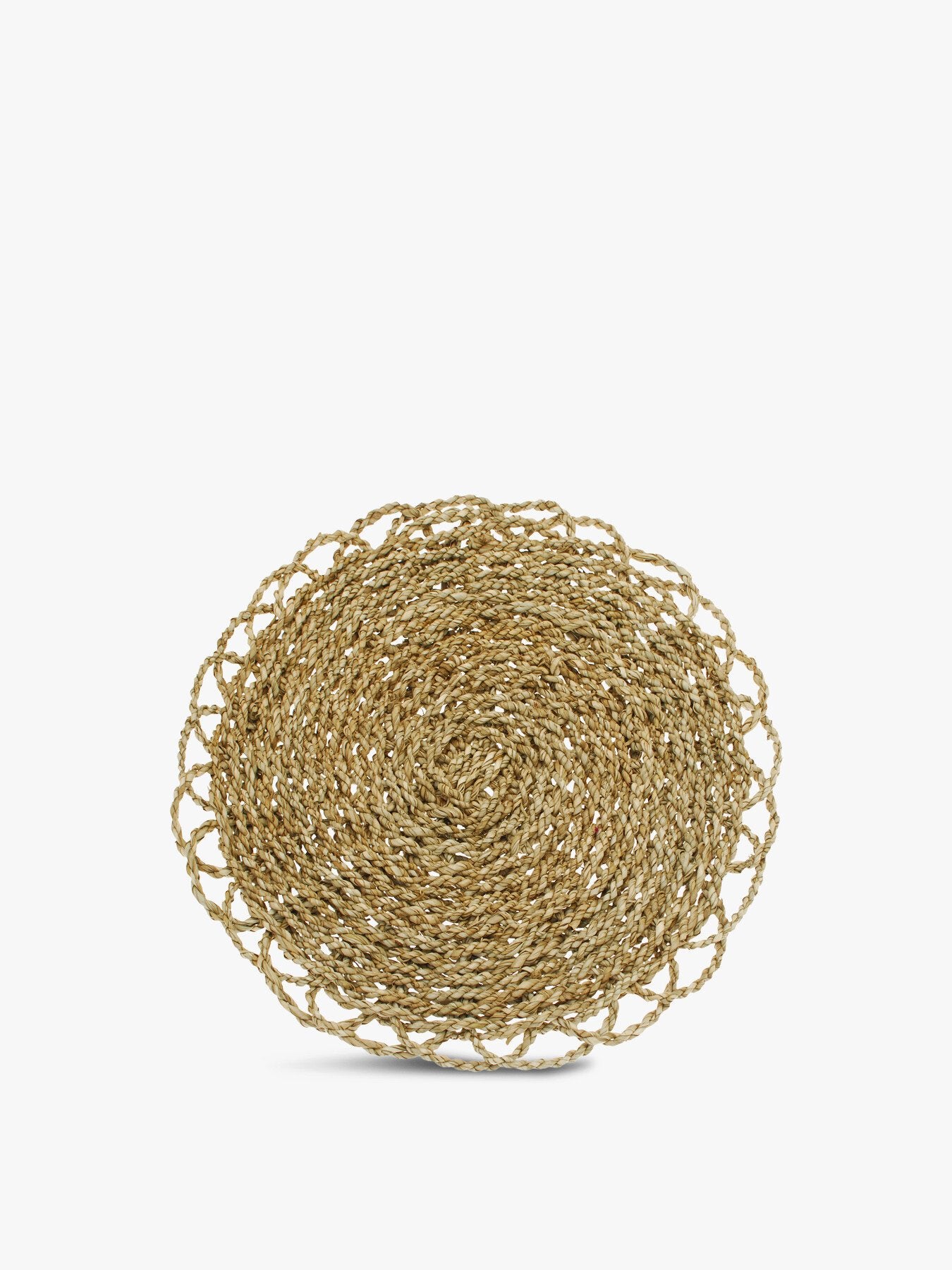 Circular Pandanus Decorative Mat