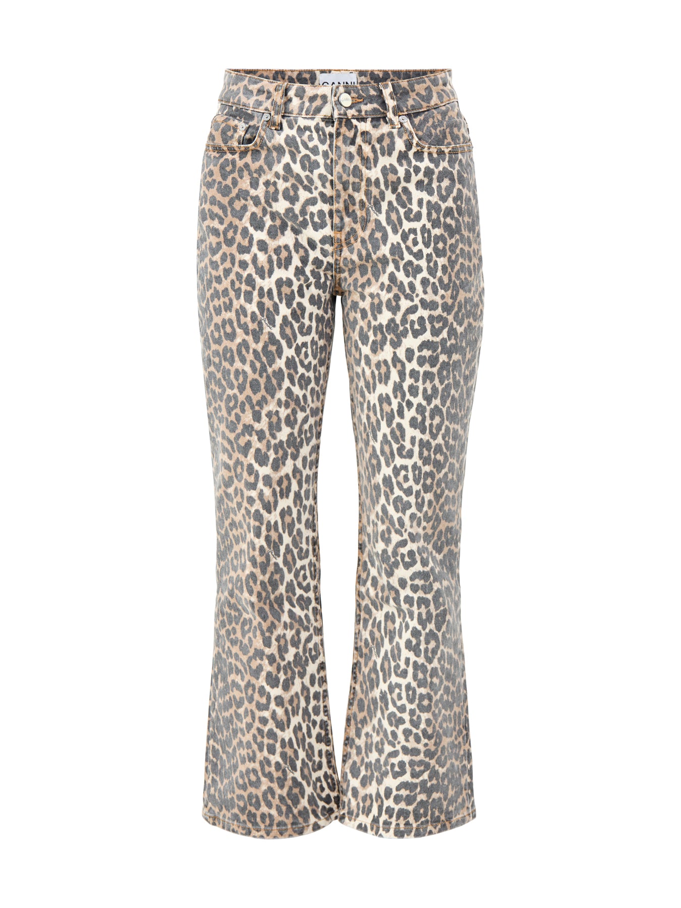 Leopard Print Betzy Cropped Jeans