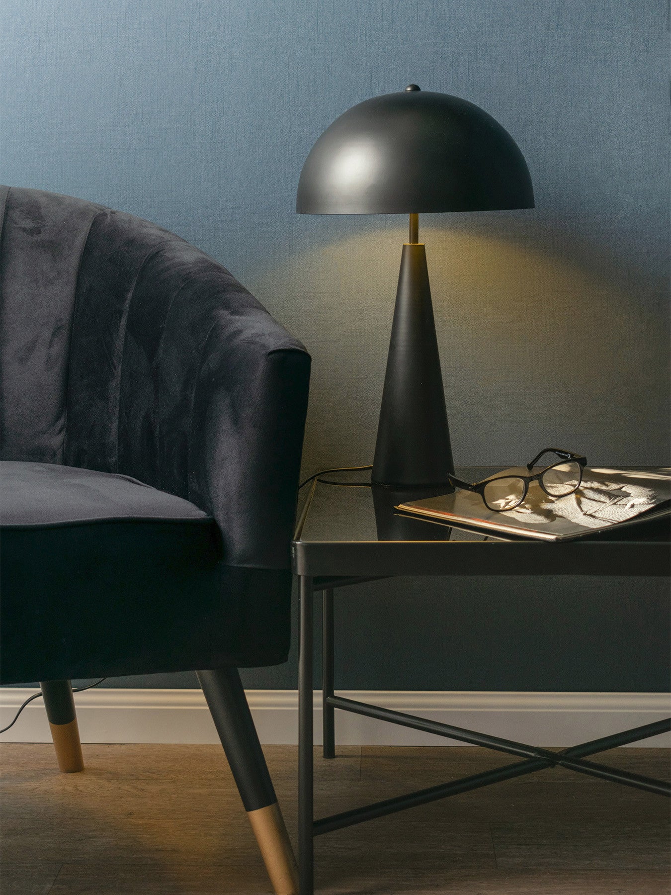 Capa Metallic Table Lamp