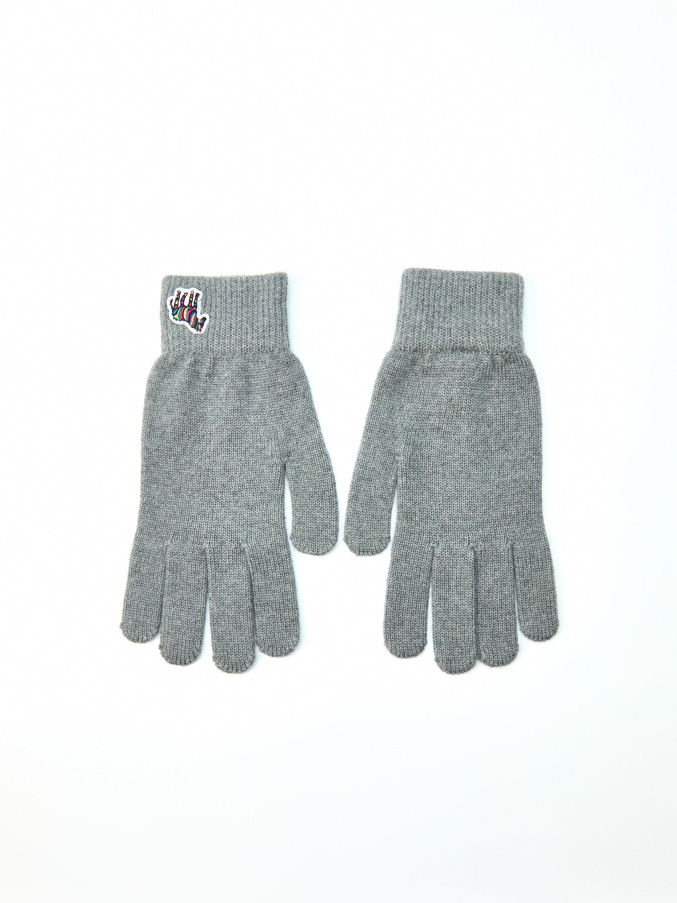 Zebra Logo Wool Gloves