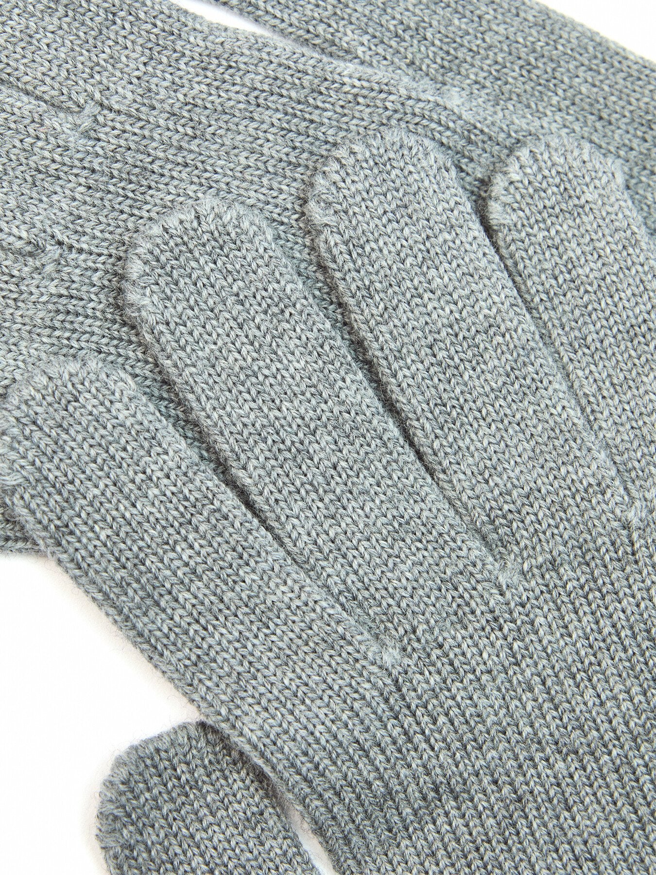 Zebra Logo Wool Gloves