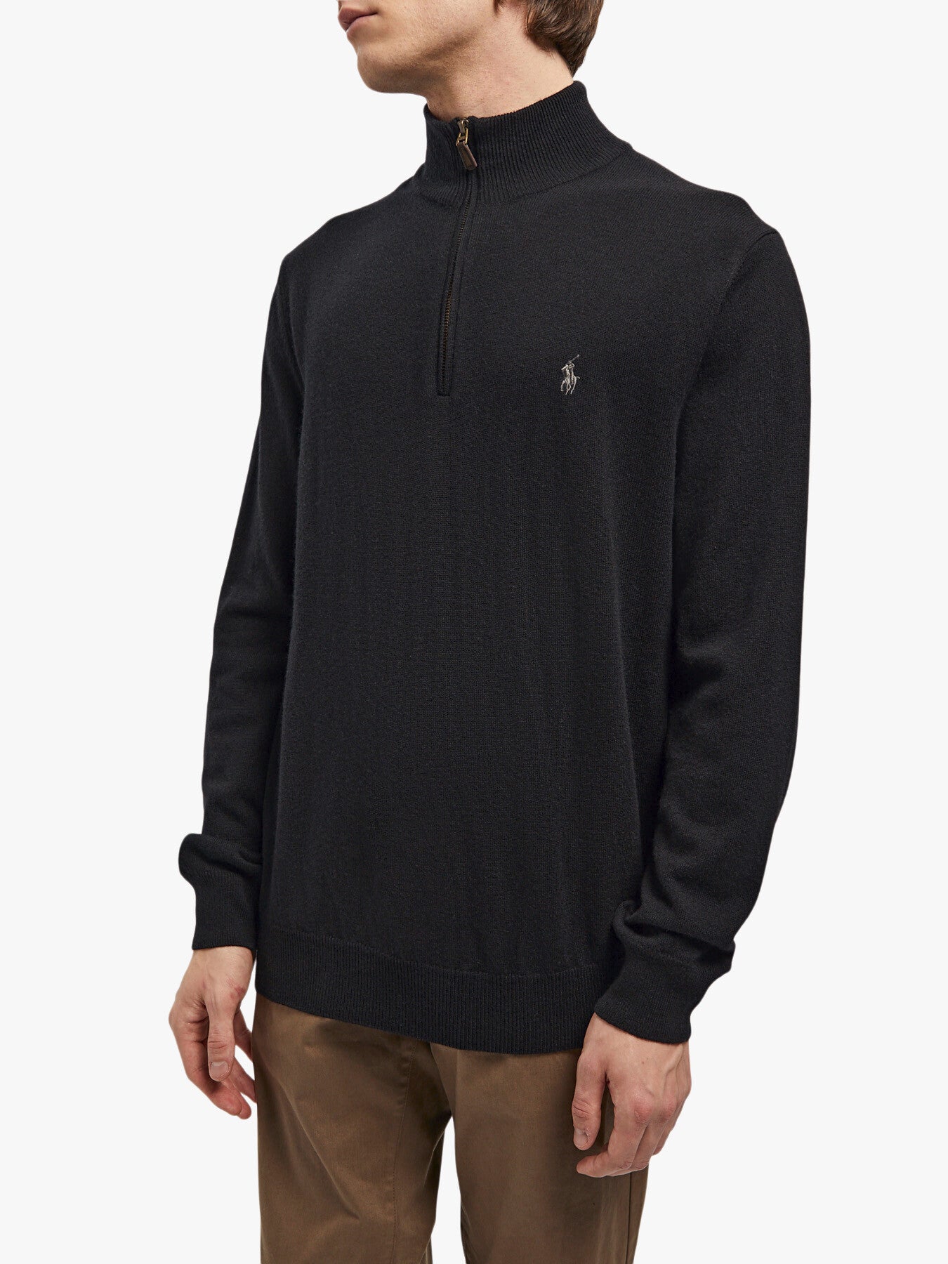 Quarter Zip Merino Wool Sweater