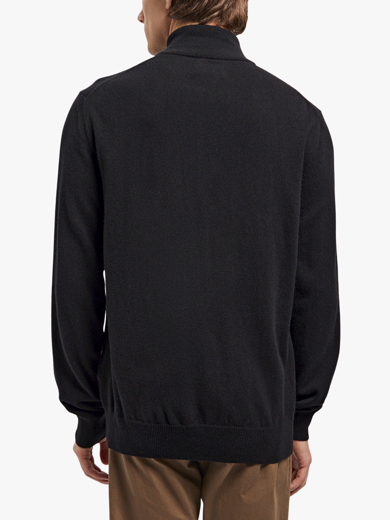 Quarter Zip Merino Wool Sweater
