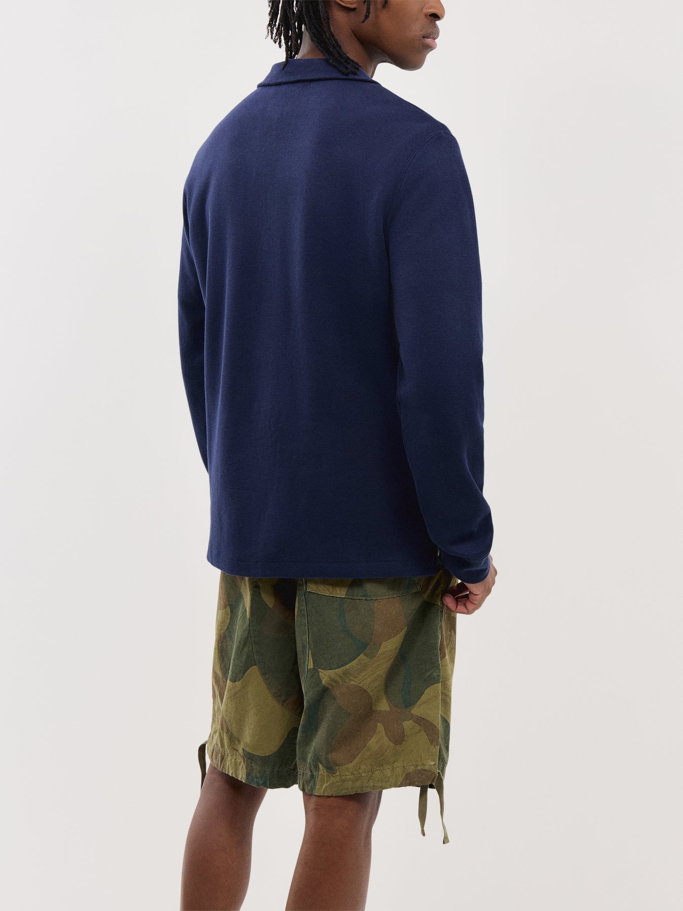 1/4 Zip Jacquard Sweatshirt