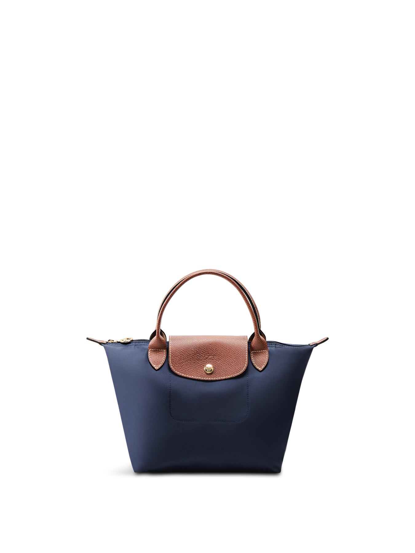 Le Pliage Original Small Handbag Navy  Recycled canvas