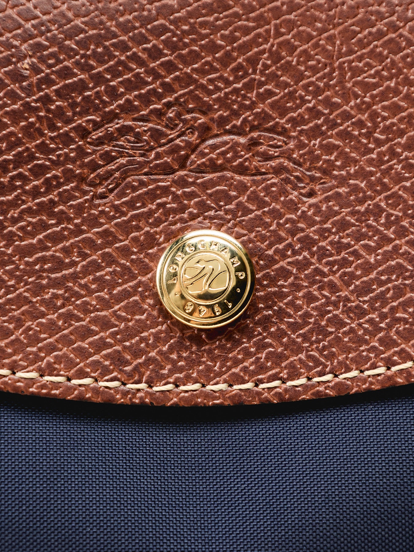 Le Pliage Original Small Handbag Navy  Recycled canvas