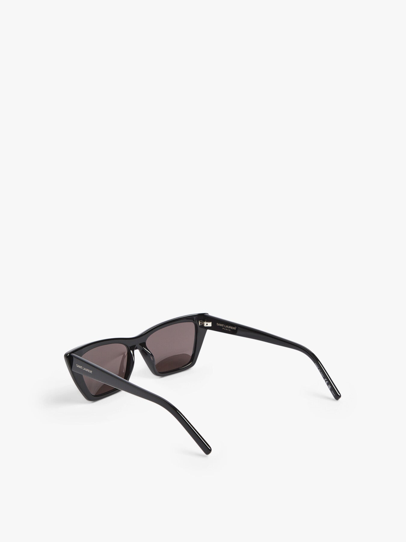 SLM94 Cat Eye Monogram YSL Black Acetate Sunglasses