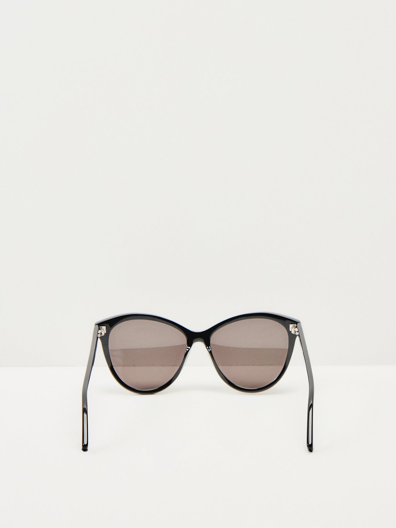 SL456 Cat Eye Black Acetate Sunglasses