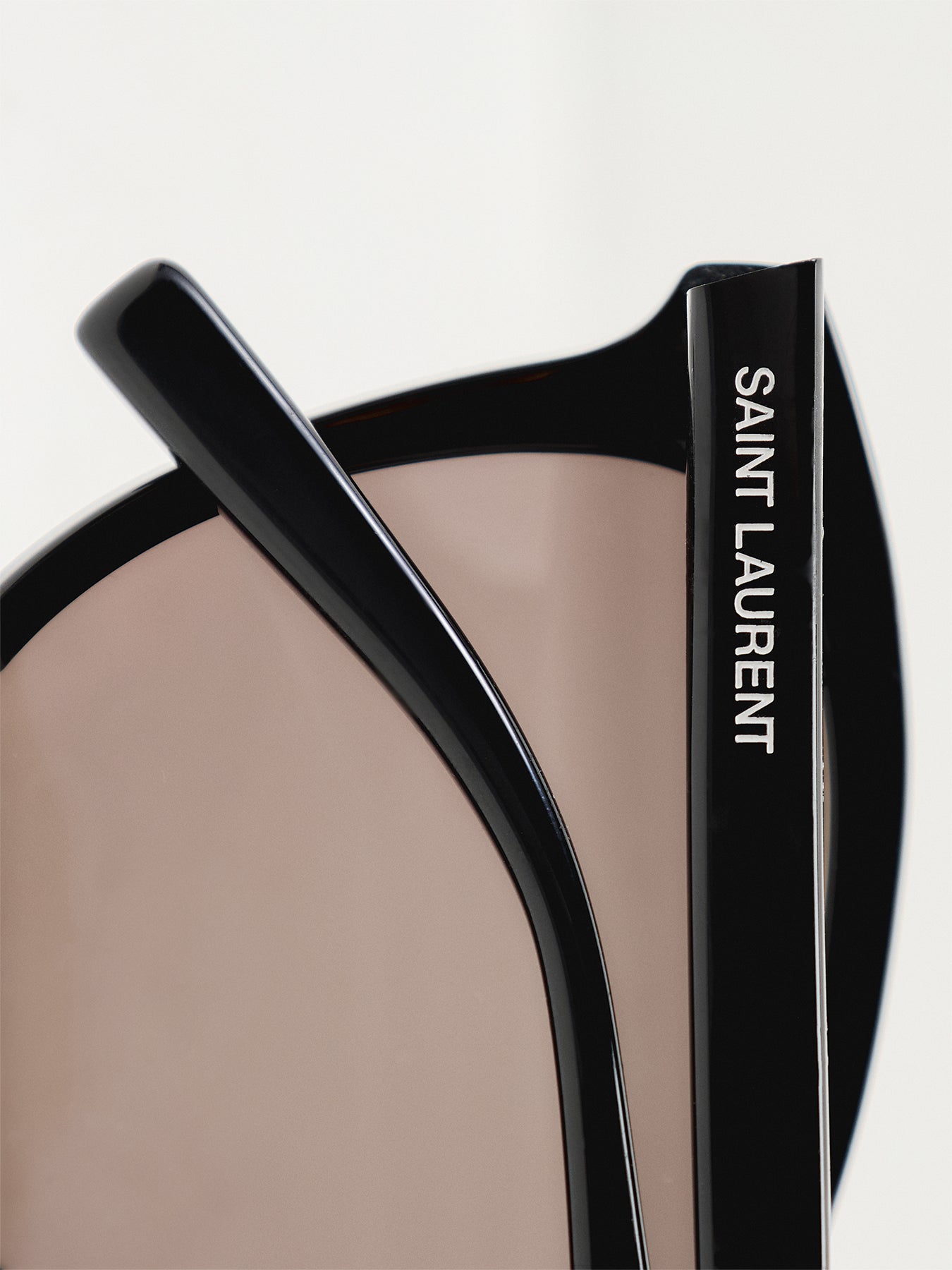 SL456 Cat Eye Black Acetate Sunglasses