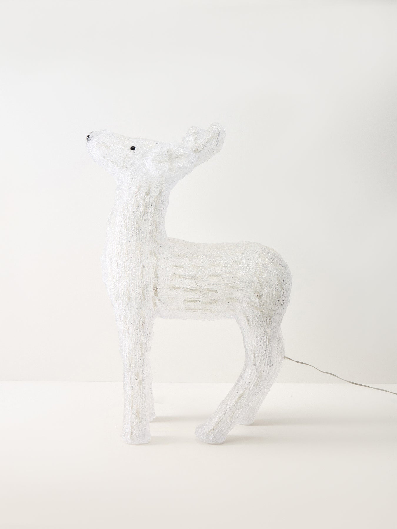 Acrylic Reindeer With White Led 60cm