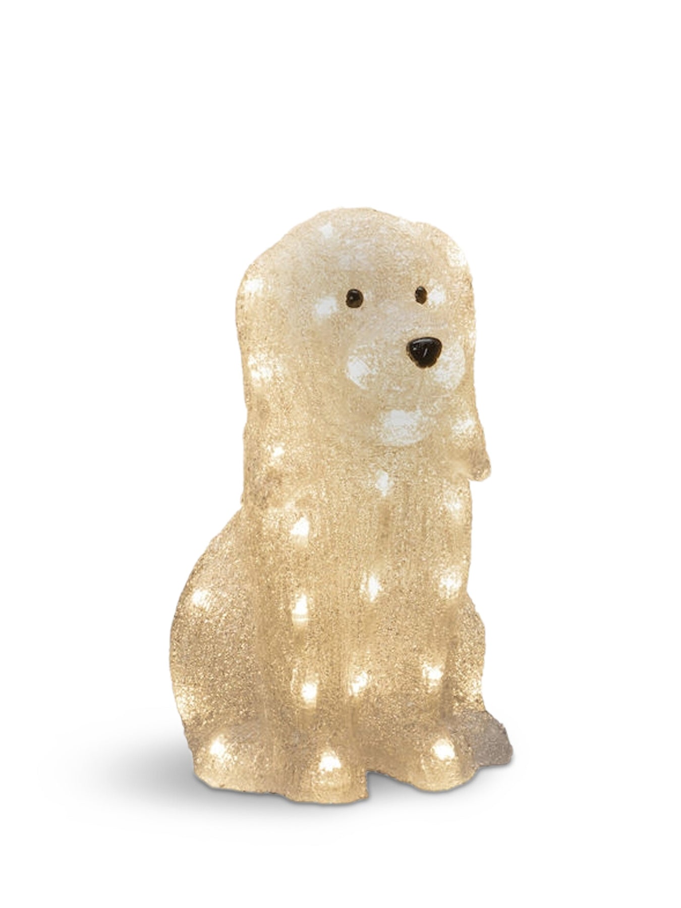 Acrylic Dog Warm White Led 31cm