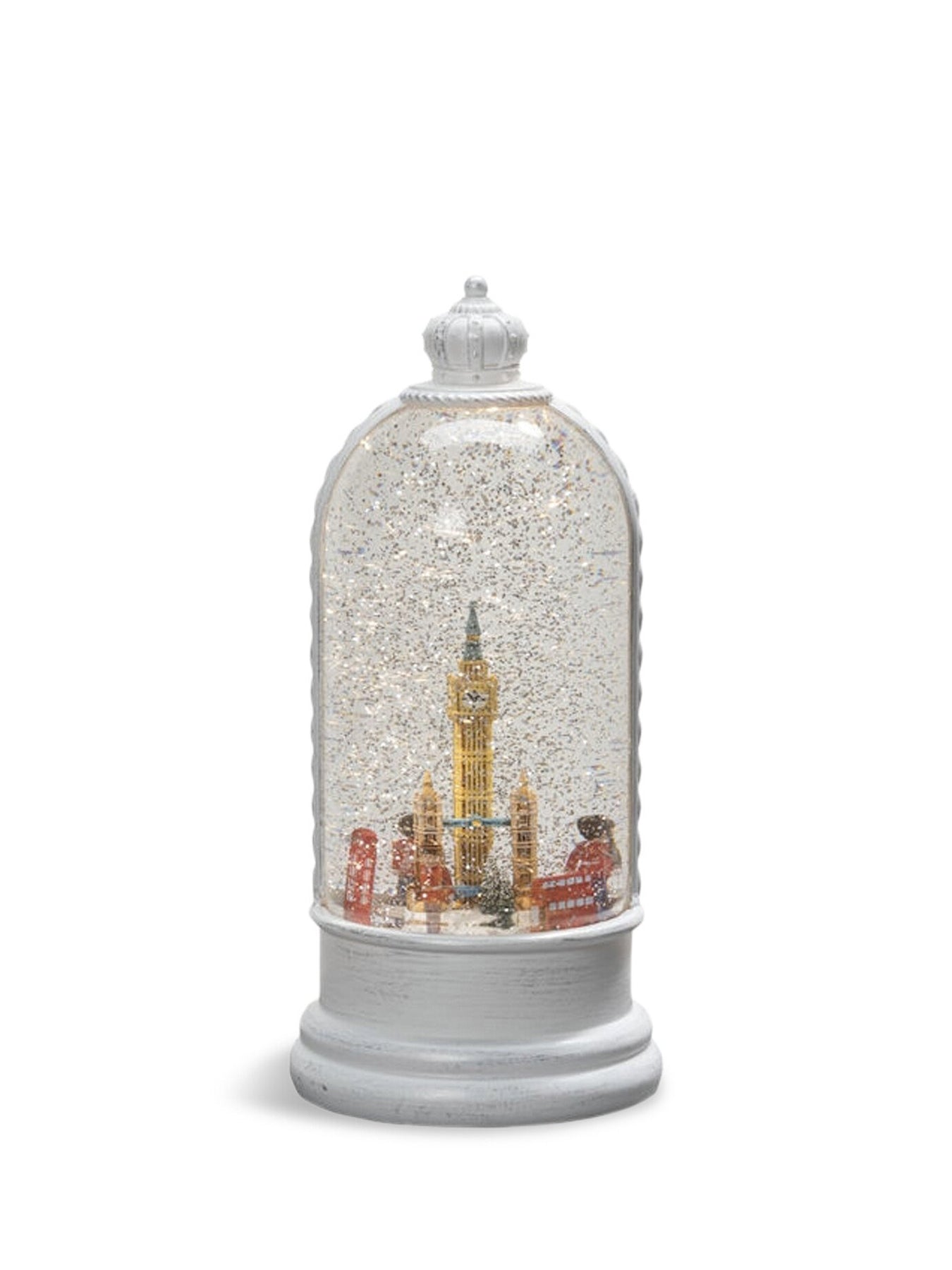 London Scene Christmas Snow Globe Decoration