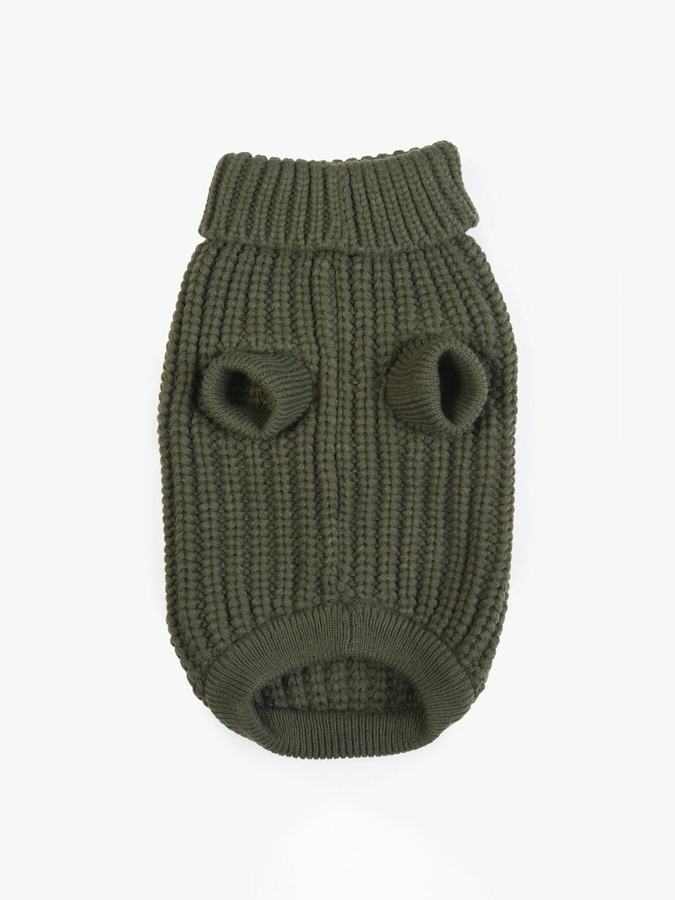 Saltburn Dog Jumper Olive Medium