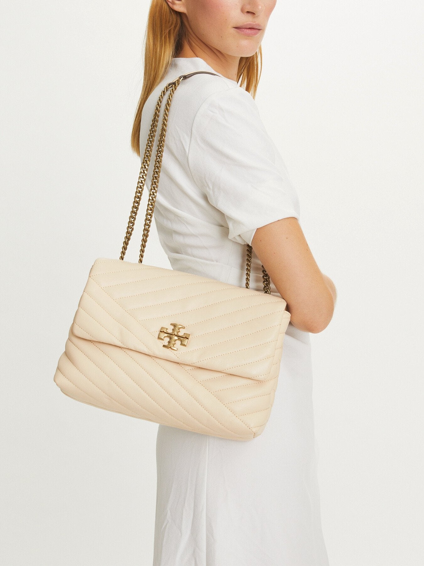 Kira Chevron Convertible Shoulder Bag