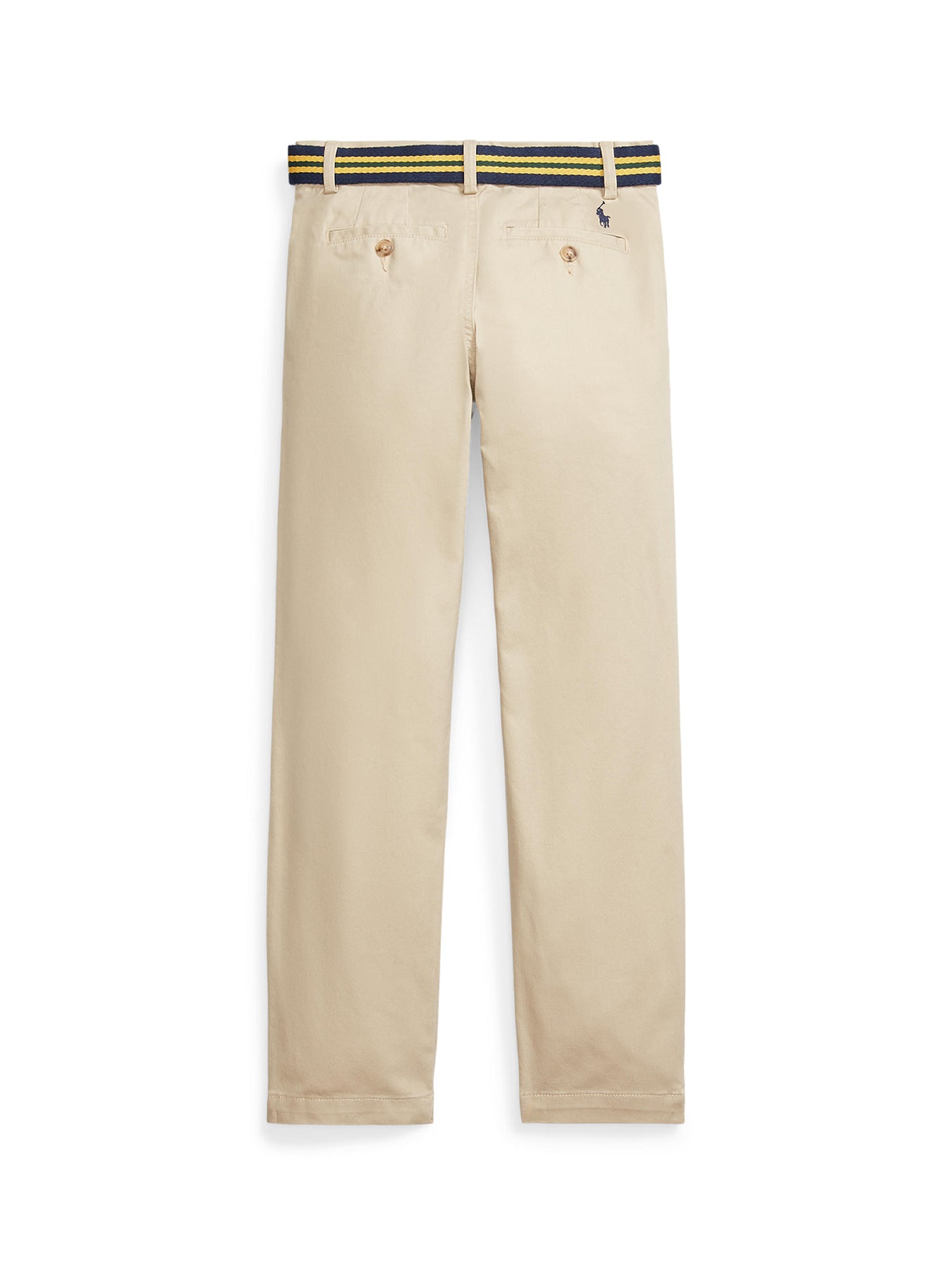 Kids' Bedford Flat Front Trousers Khaki