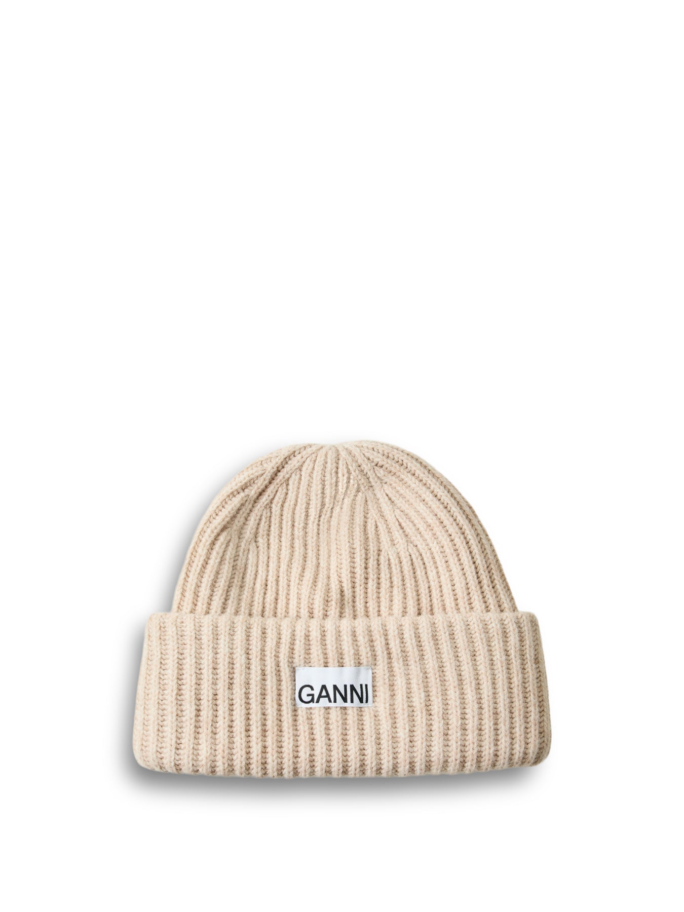 Structured Rib Beanie Sand