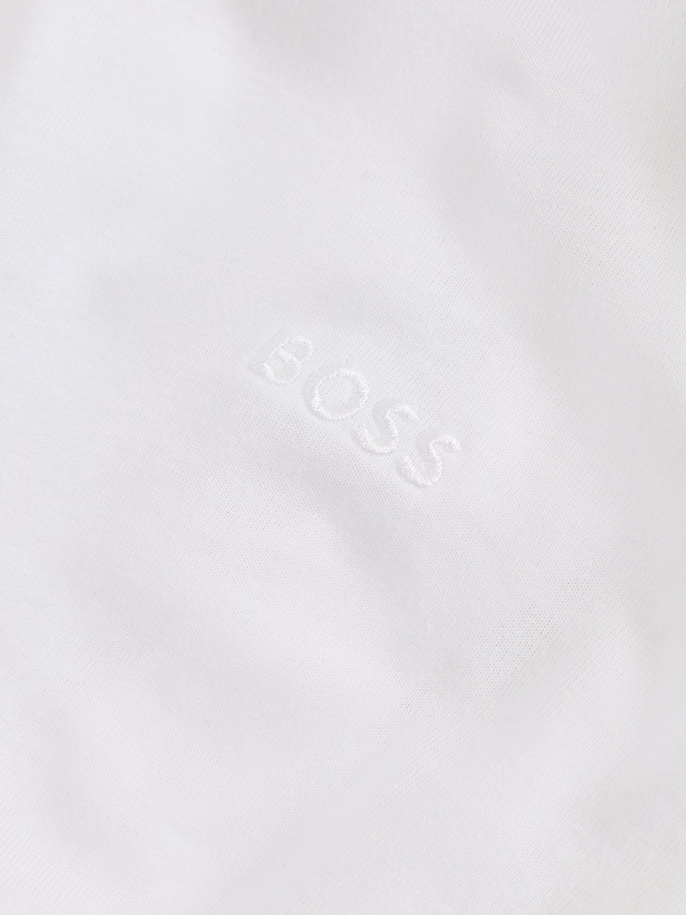 Three Pack Of Logo Embroidered Cotton T-Shirts