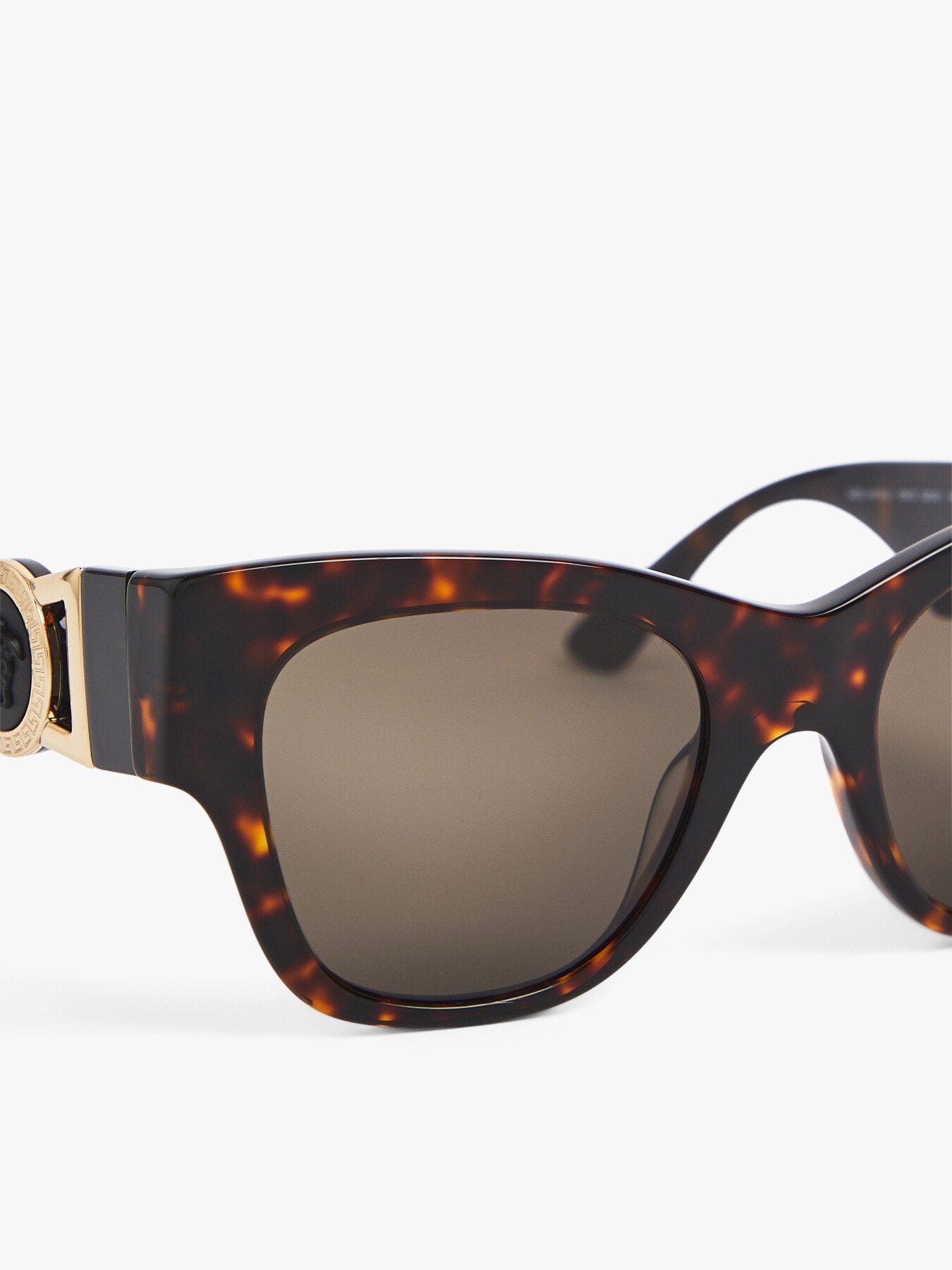 Versace Logo Chunky Acetate Sunglasses