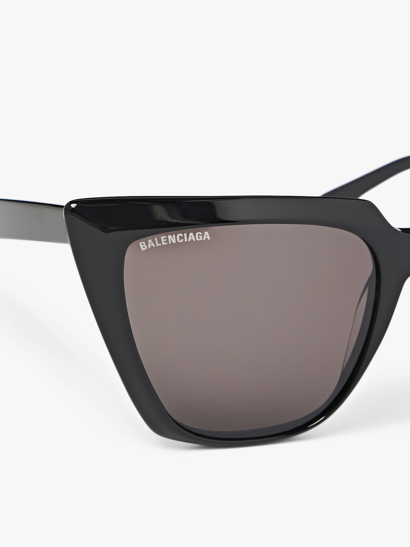 BB0046S Oversized Cat eye Acetate Balenciaga Logo Sunglasses