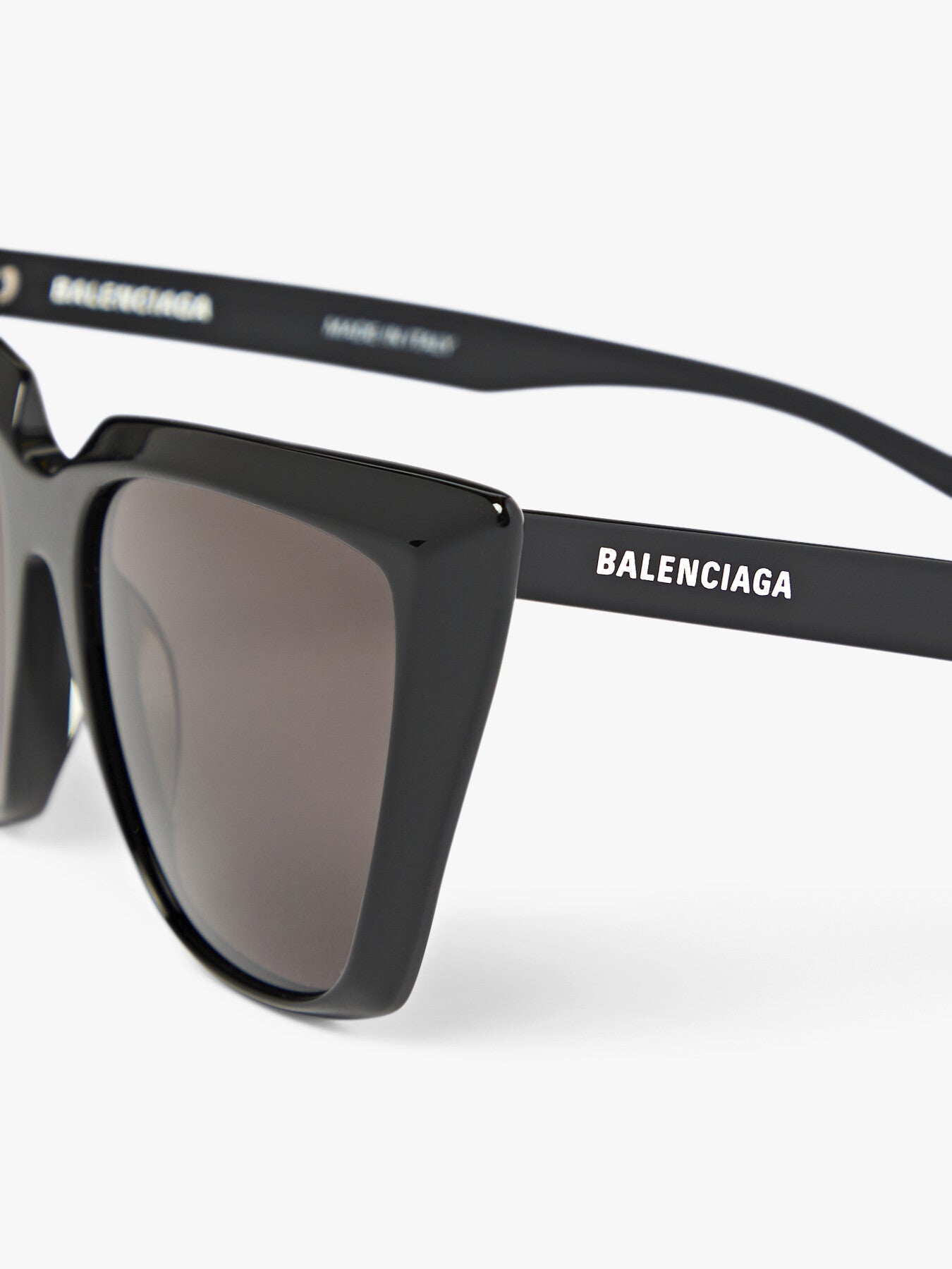 BB0046S Oversized Cat eye Acetate Balenciaga Logo Sunglasses
