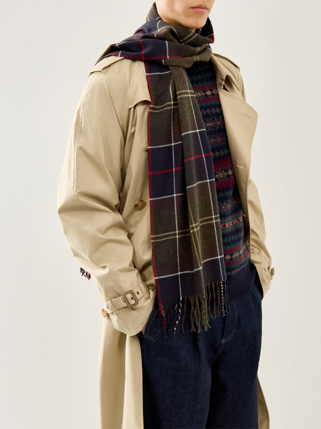 Galingale Tartan Scarf