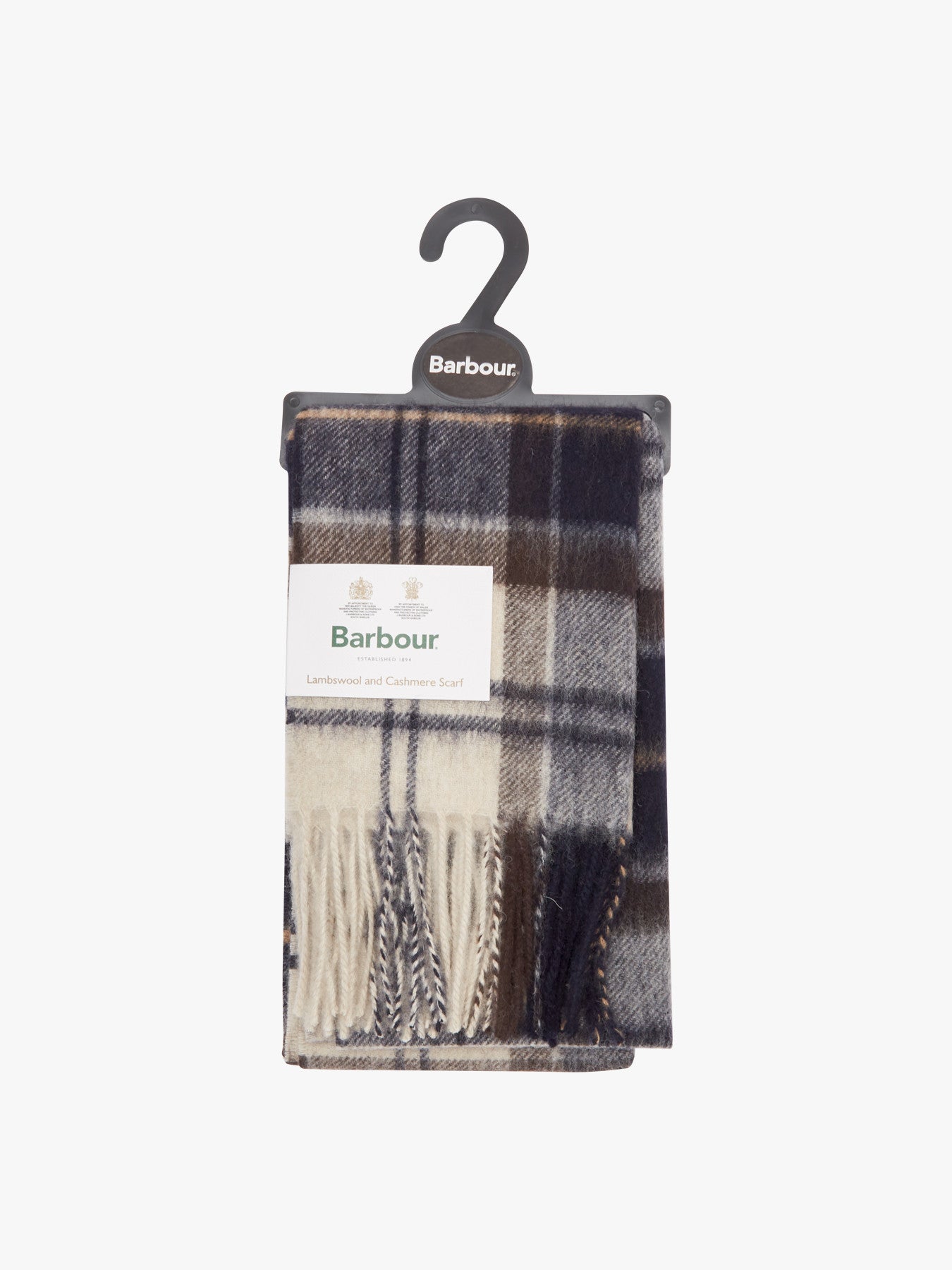Tartan Wool Cashmere Scarf