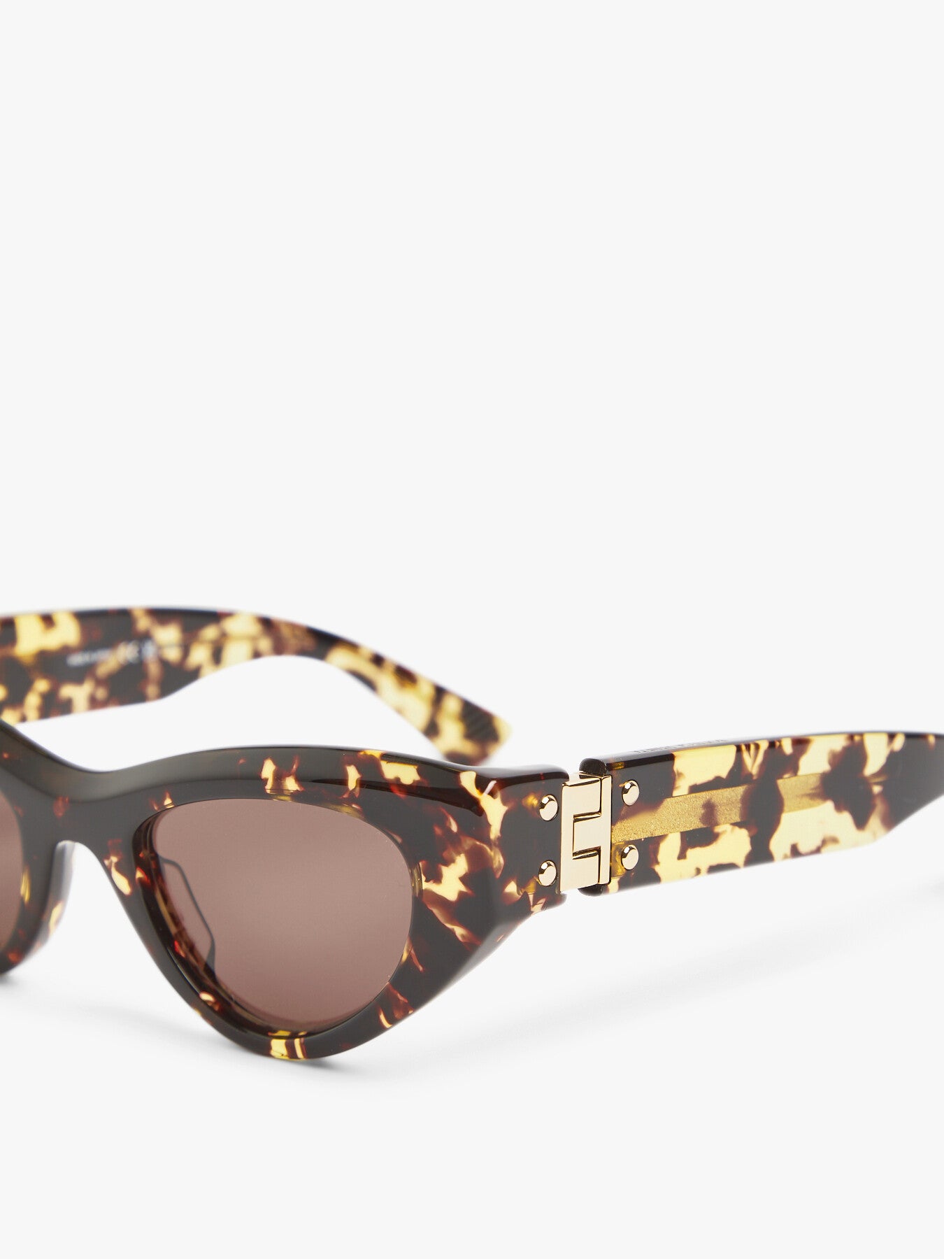 BV1101S Geometric Cat-Eye Acetate Sunglasses