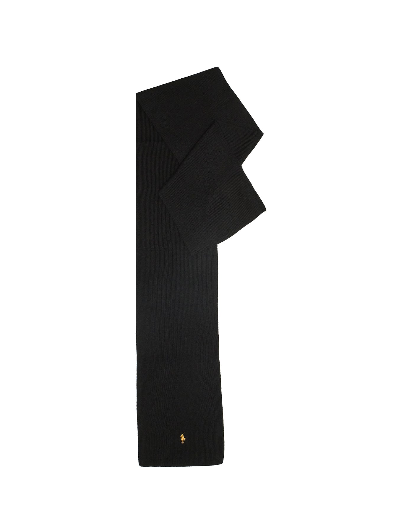 Merino Wool Scarf Black