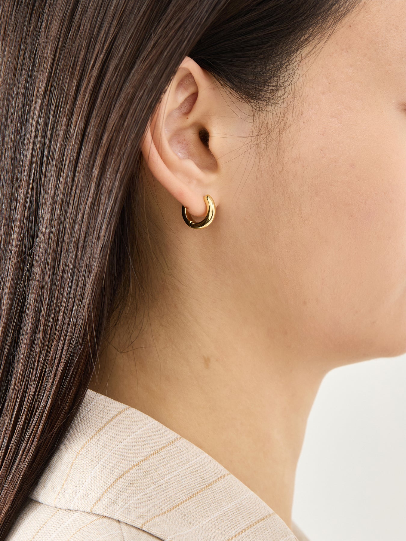 Bold Hoops Small Ear Ring