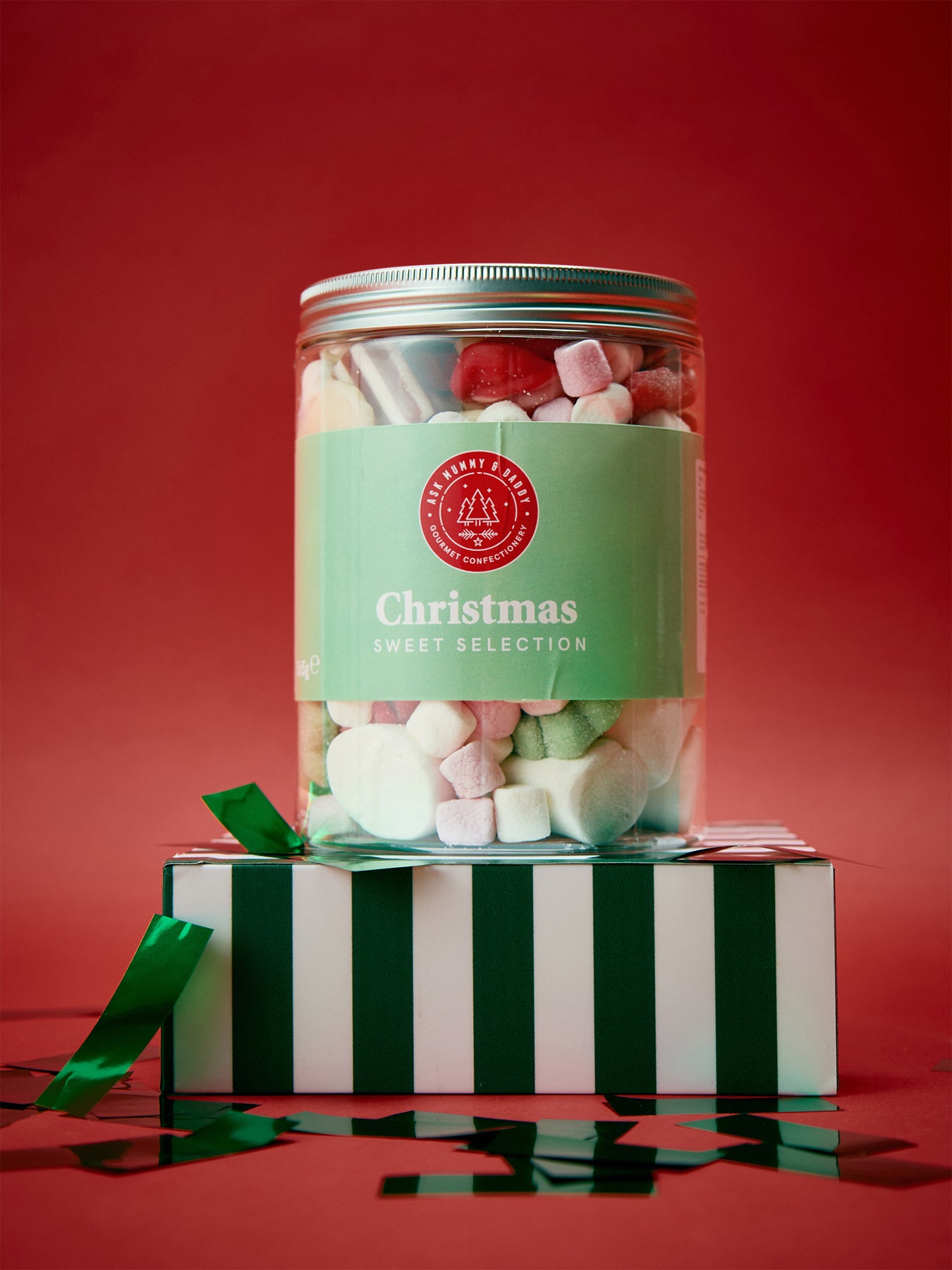 Merry Christmas Festive Treats Jar