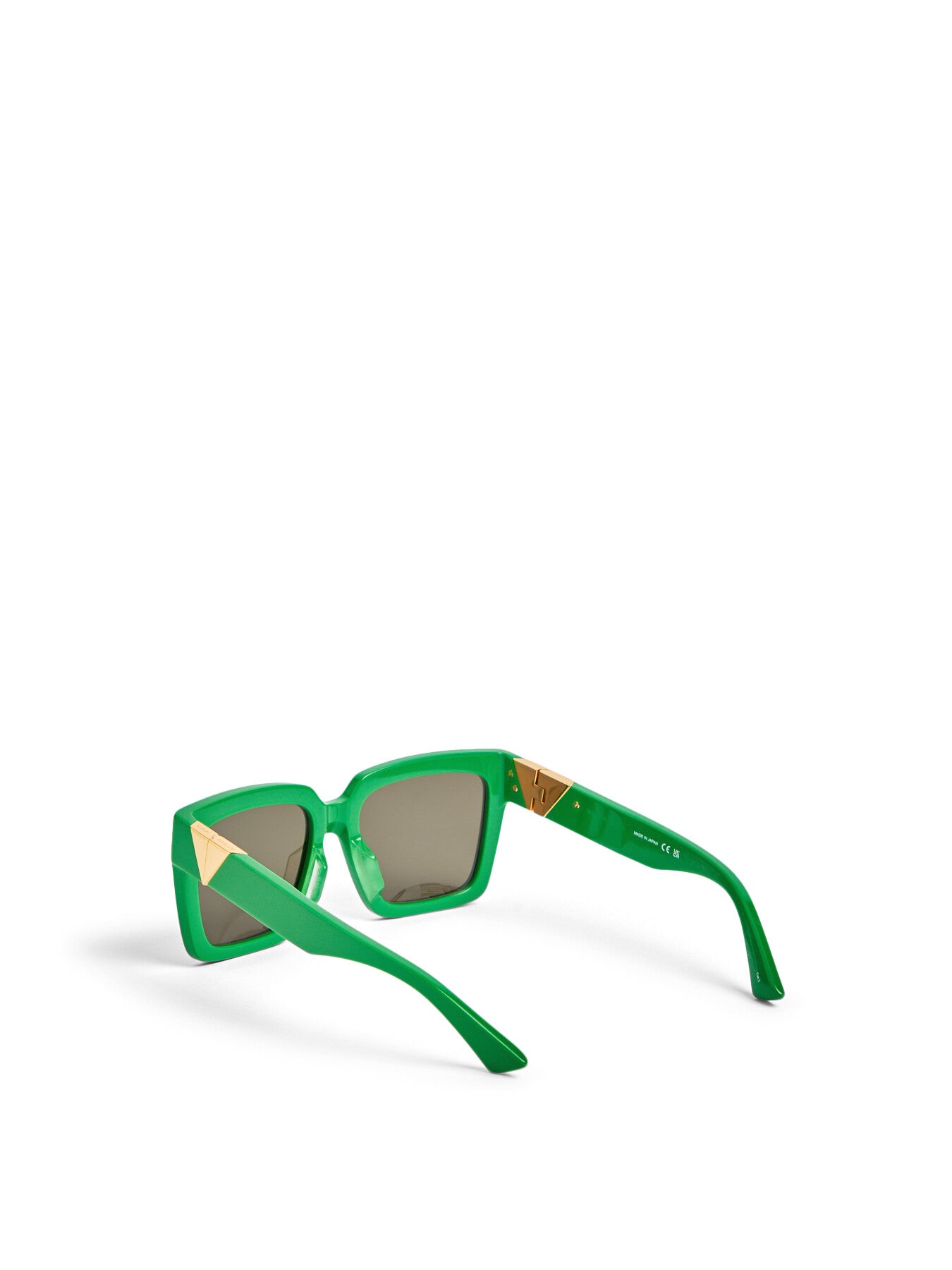 BV1198SA Oversized Square Acetate Triangle Logo Sunglasses