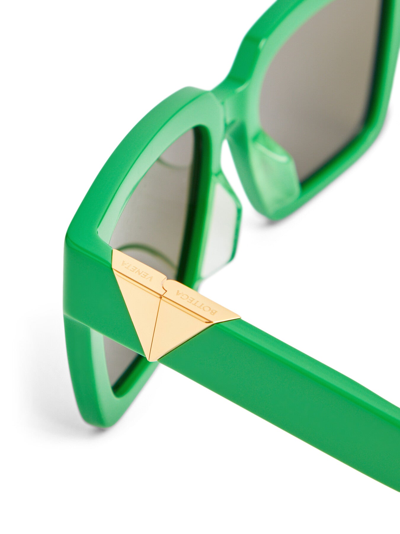 BV1198SA Oversized Square Acetate Triangle Logo Sunglasses