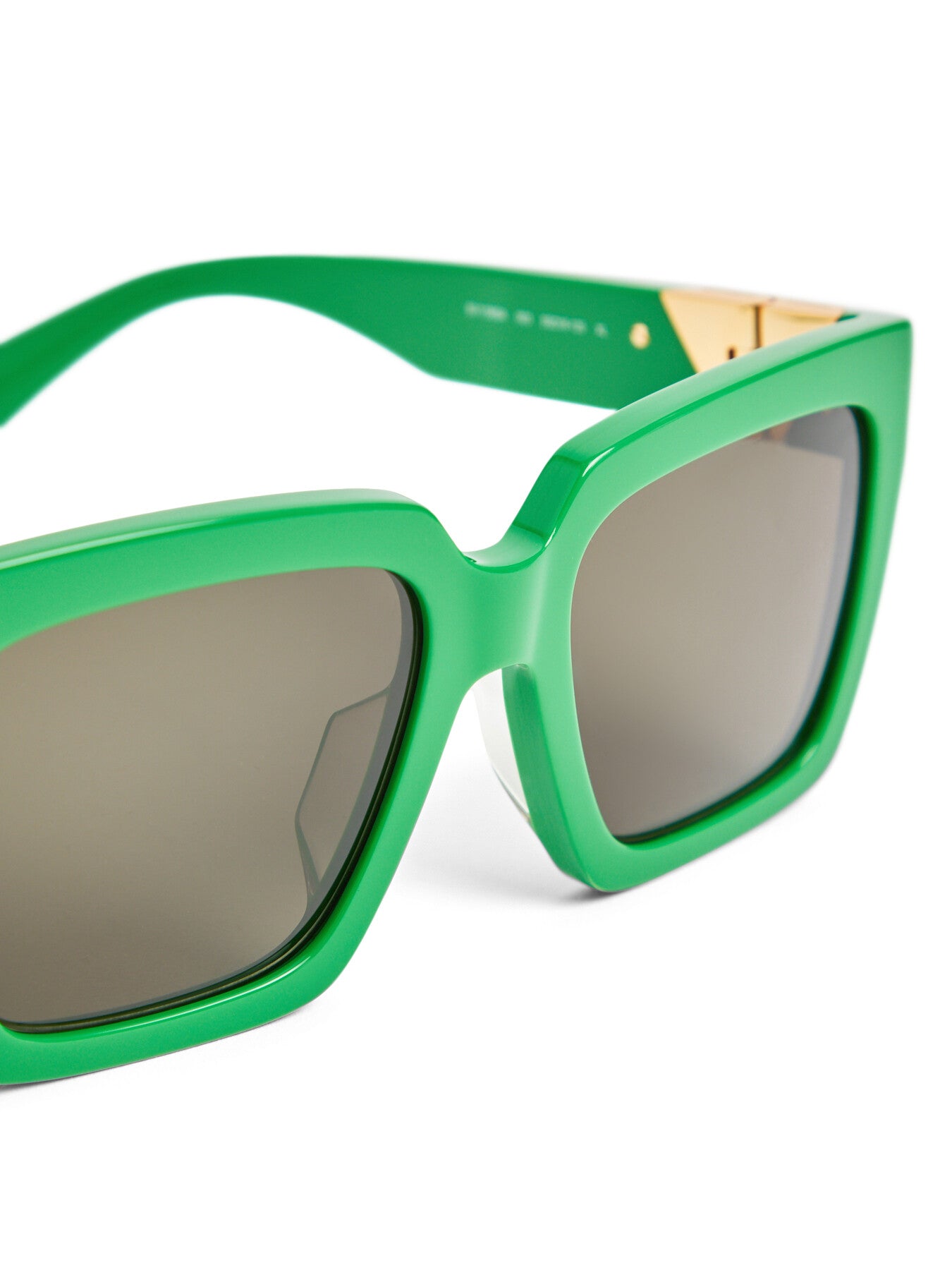 BV1198SA Oversized Square Acetate Triangle Logo Sunglasses