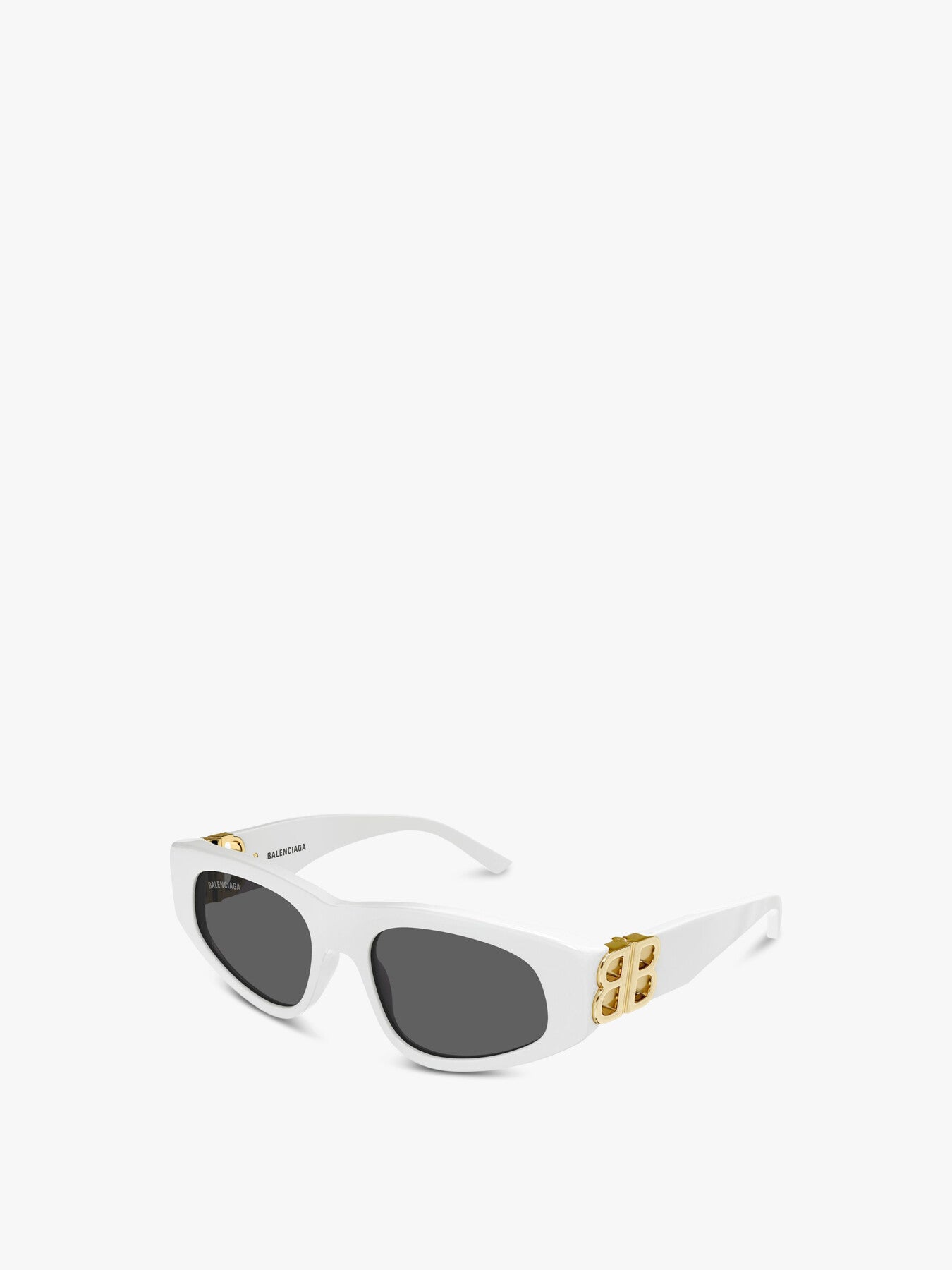 Wrap Around Logo Arm Acetate Sunglasses