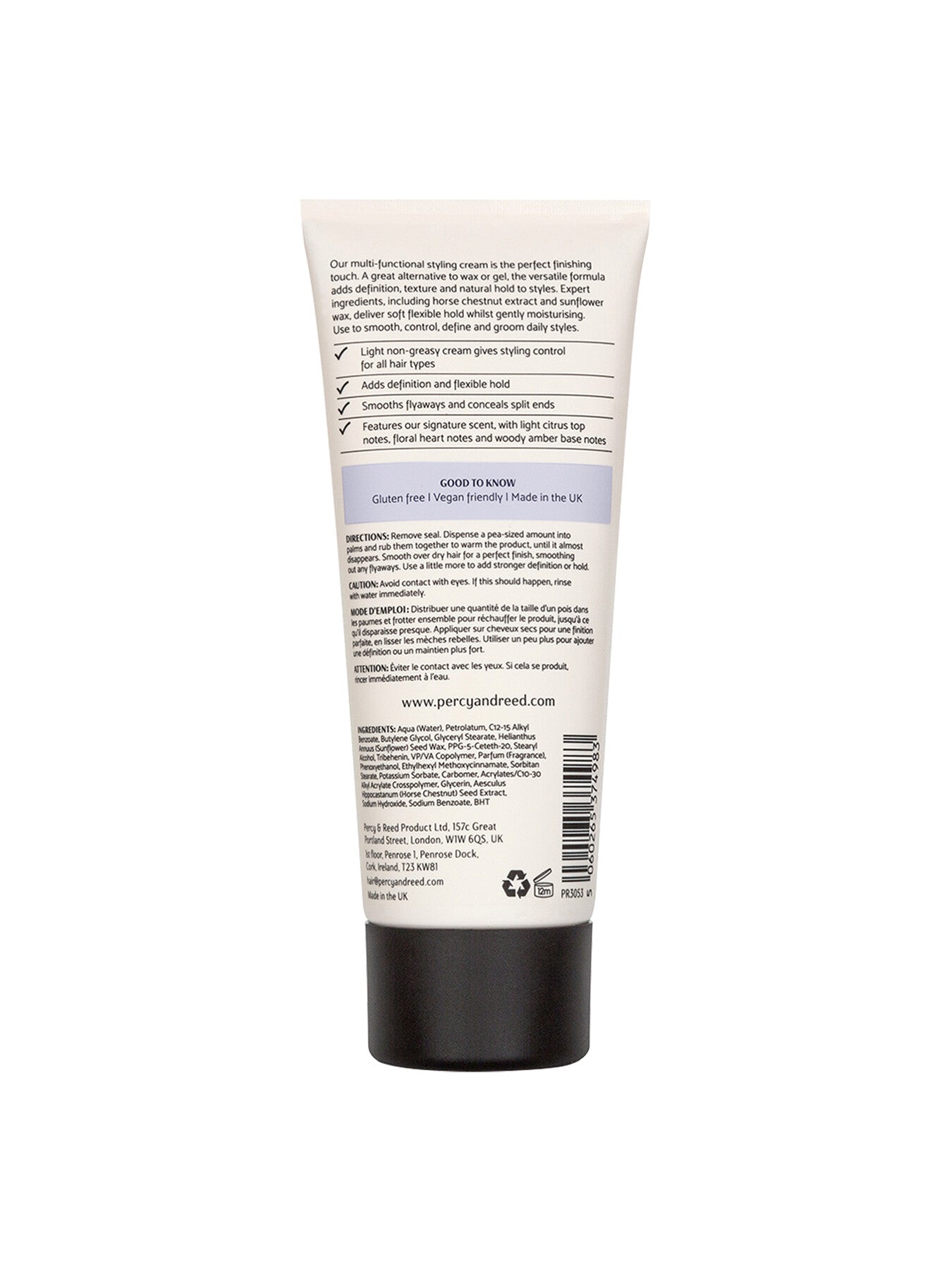 Percy Reed Hold It Right There Define Hold Finishing Cream 100ml