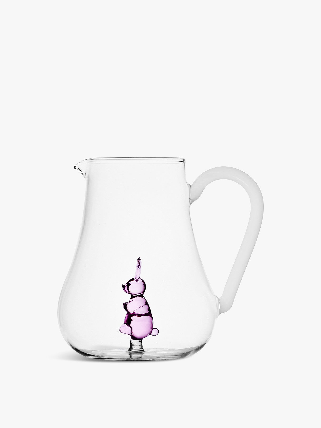 Animal Farm Glass Rabbit Pitcher