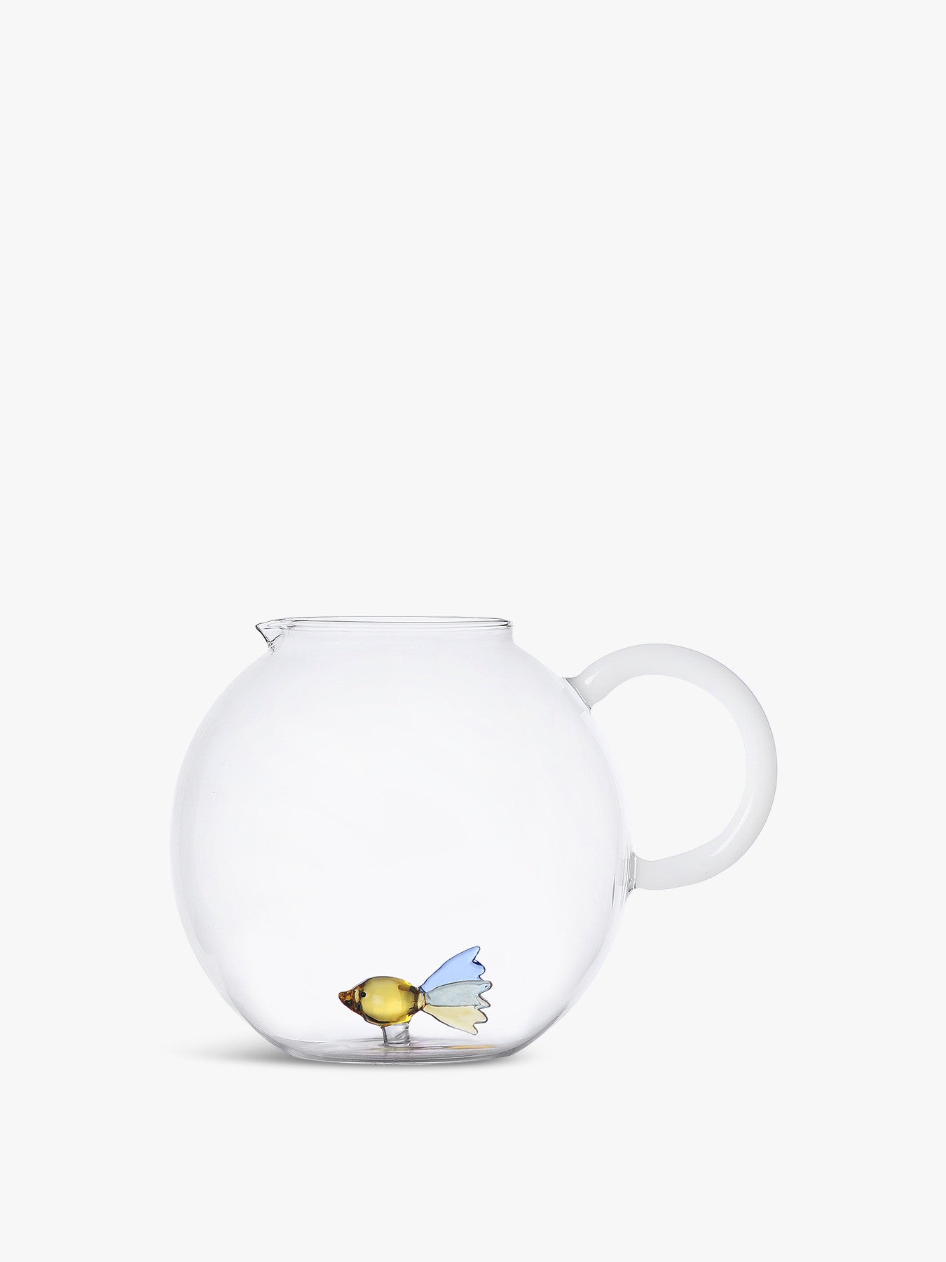 Animal Farm Glass Fish Pitcher