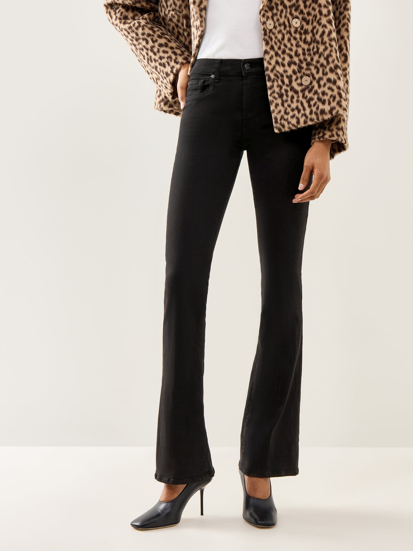 Bootcut Bair Eco Rinsed Black Jeans Black