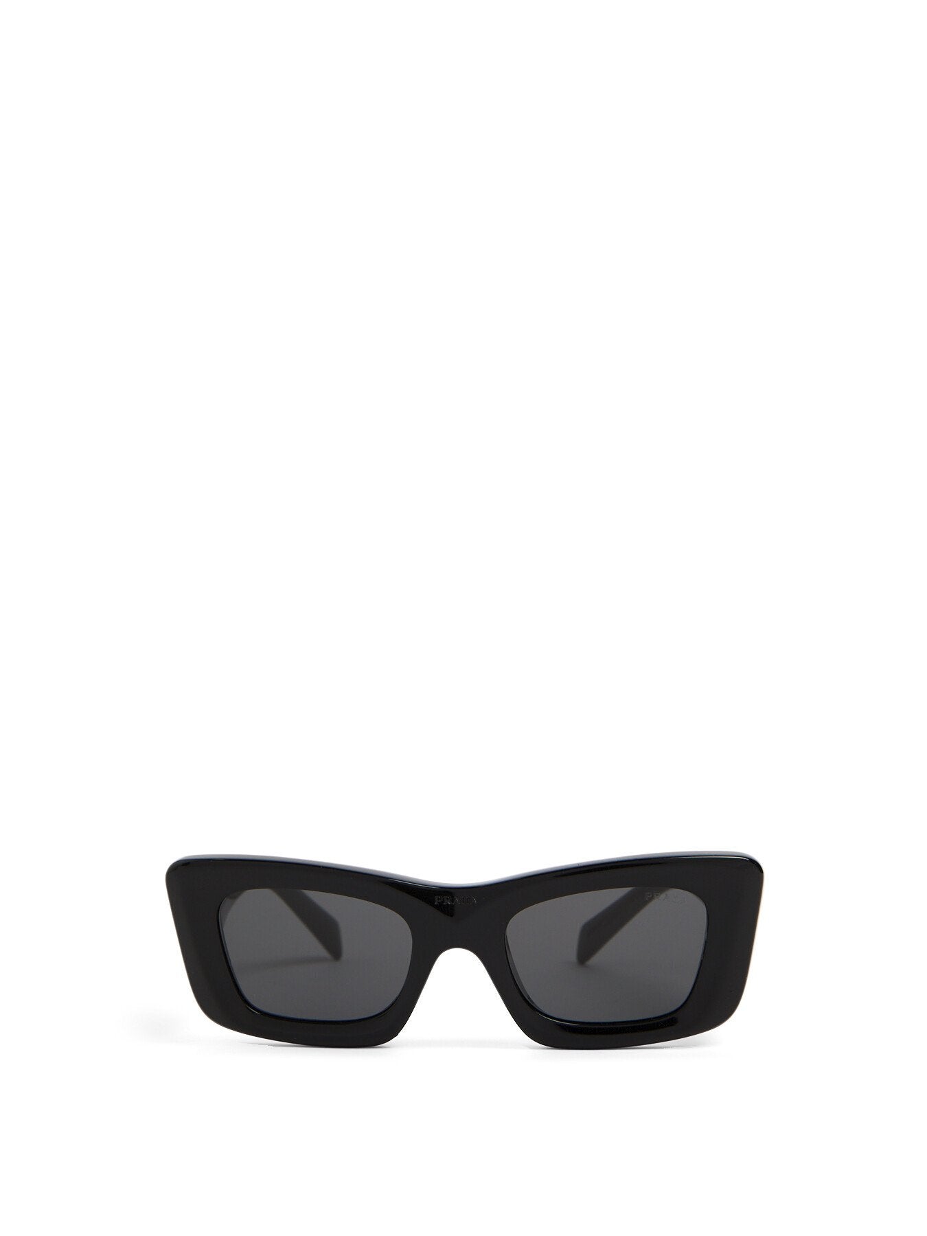 PR 13ZS Rectangular Geometric Acetate Sunglasses