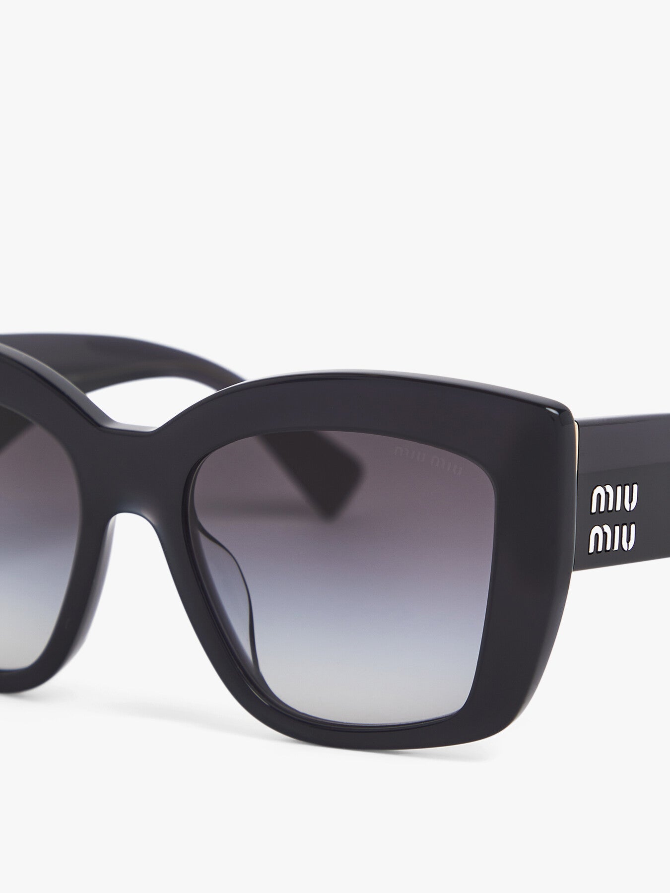 MU 04WS Oversized Square Acetate Sunglasses